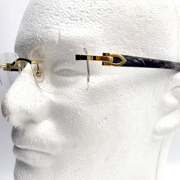 NEW! Cartier Black Buffalo Horn Glasses CT00490 - Picture 14 of 15